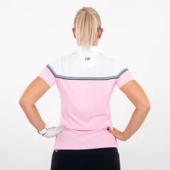 Cutter & Buck Pikétröjor Dam-Seabeck Rosa Vit Rosa/Vit (21000)