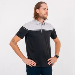 Cutter & Buck Pikétröjor Herr-Seabeck Svart Grå Svart/Grå (9993)