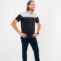 Cutter & Buck Pikétröjor Herr-Seabeck Svart Grå Svart/Grå (9993)