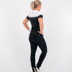 Cutter & Buck Pikétröjor Dam-Seabeck Svart Vit Svart/Vit (9900)