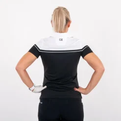 Cutter & Buck Pikétröjor Dam-Seabeck Svart Vit Svart/Vit (9900)