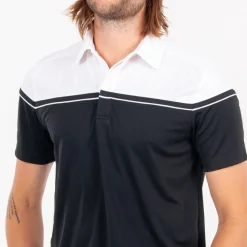 Cutter & Buck Pikétröjor Herr-Seabeck Svart Vit Svart/Vit (9900)