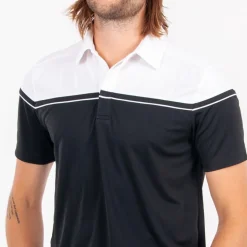 Cutter & Buck Pikétröjor Herr-Seabeck Svart Vit Svart/Vit (9900)