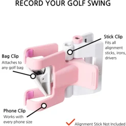 Övriga varumärken Övrig Träning|Träningshjälpmedel-Selfiegolf Rosa Vit Rosa/Vit