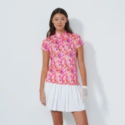 Daily Sports Pikétröjor Dam-Sheermotion Cap S Artsy-Leaf