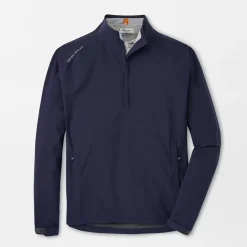 Peter Millar Regnjackor Herr-Shield Half-Zip Rain Shell Blå Navy