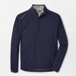 Peter Millar Regnjackor Herr-Shield Half-Zip Rain Shell Blå Navy