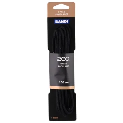 2GO Skotillbehör-Shoelaces 155 Black 100cm