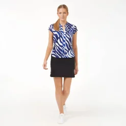 Func Factory Pikétröjor Dam-Sky Blue Zebra (821)