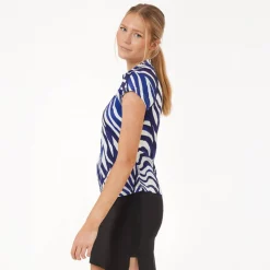 Func Factory Pikétröjor Dam-Sky Blue Zebra (821)