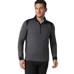 Callaway Tröjor Herr-Soft Touched Blocked 1/4 Zip Black-Heather