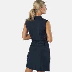 Ping Pikétröjor Dam-Solene SL P93457 Blå Navy (N125)