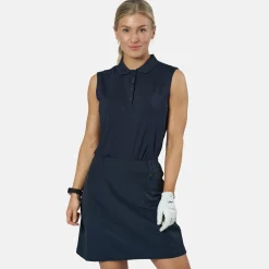 Ping Pikétröjor Dam-Solene SL P93457 Blå Navy (N125)