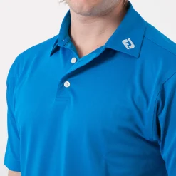 FootJoy Pikétröjor Herr-Solid Stretch Tour Blå