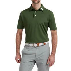 FootJoy Pikétröjor Herr-Solid Stretch Tour Grön Grön (Olive)