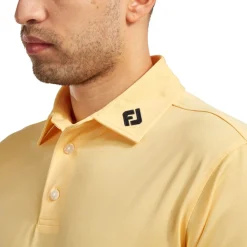 FootJoy Pikétröjor Herr-Solid Stretch Tour Gul