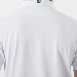 FootJoy Pikétröjor Herr-Solid Stretch Tour Vit