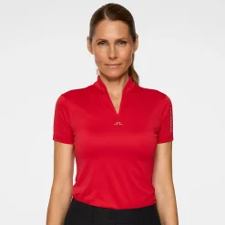 J.Lindeberg Pikétröjor Dam-Sophie Polo Barbados-Cherry