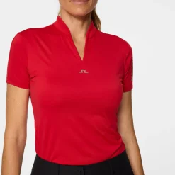 J.Lindeberg Pikétröjor Dam-Sophie Polo Barbados-Cherry