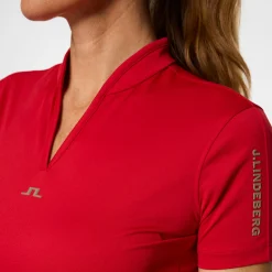 J.Lindeberg Pikétröjor Dam-Sophie Polo Barbados-Cherry