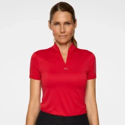 J.Lindeberg Pikétröjor Dam-Sophie Polo Barbados-Cherry