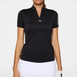 J.Lindeberg Pikétröjor Dam-Sophie Polo Svart Black