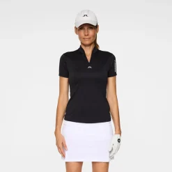 J.Lindeberg Pikétröjor Dam-Sophie Polo Svart Black