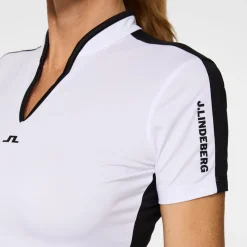 J.Lindeberg Pikétröjor Dam-Sophie Polo Vit White