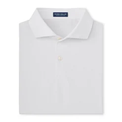 Peter Millar Pikétröjor Herr-Soul Performance Mesh Polo Vit White