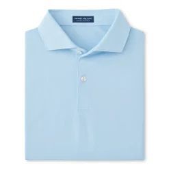 Peter Millar Pikétröjor Herr-Soul Performance Mesh Polo Blue Frost