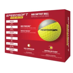 TaylorMade Spinn-/Kontrollbollar-Speed Soft Gul Yellow