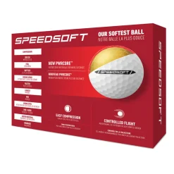 TaylorMade Spinn-/Kontrollbollar-Speed Soft Vit White