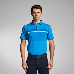 Ping Pikétröjor Herr-Spencer Blå Blå (Brilliant BBM)