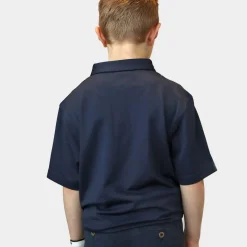 FootJoy Juniorkläder Kille-Stretch Pique JR Blå Navy