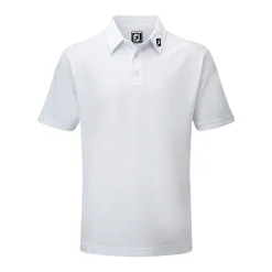 FootJoy Juniorkläder Kille-Stretch Pique JR Vit