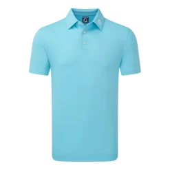 FootJoy Pikétröjor Herr-Stretch Pique Solid Riviera Blue