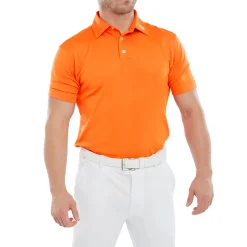 FootJoy Pikétröjor Herr-Stretch Pique Solid Orange