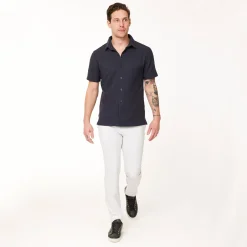 Func Factory Pikétröjor Herr-Structure Dark Blue (651)