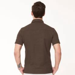 Func Factory Pikétröjor Herr-Structure Brown (507)