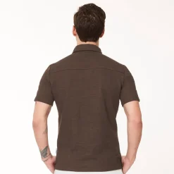 Func Factory Pikétröjor Herr-Structure Brown (507)