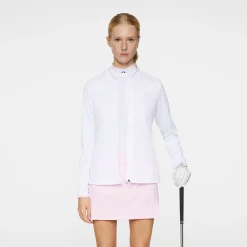 J.Lindeberg Tröjor Dam-Susanna Mid Layer Vit White