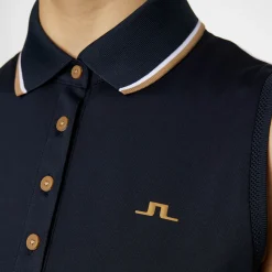 J.Lindeberg Pikétröjor Dam-Swing Sleeveless Top Blå JL Navy