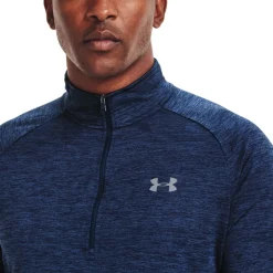 Under Armour Tröjor Herr-Tech 2.0 1/2 Zip Blå Navy (Academy 409)