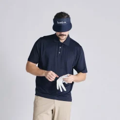 Local Rule Pikétröjor Herr-Tech Polo Blå Dark Navy