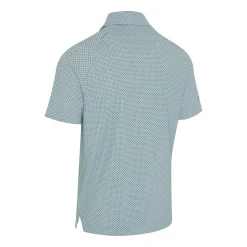 Callaway Pikétröjor Herr-Textured Chev Printed Polo Aquifer