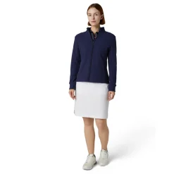 Callaway Tröjor Dam-Textured Fleece Midw Blå Peacoat