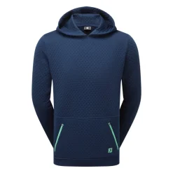 FootJoy Tröjor Herr-Textured Knit Hoodie Blå Navy