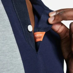 Nike Pikétröjor Herr-The Polo Color-Block Sli Obsidian-Dk Grey Heather-Particle G