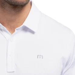 Travis Mathew Pikétröjor Herr-The Zinna Vit White
