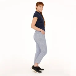 Func Factory Byxor Dam-Thea Navy Print (840)